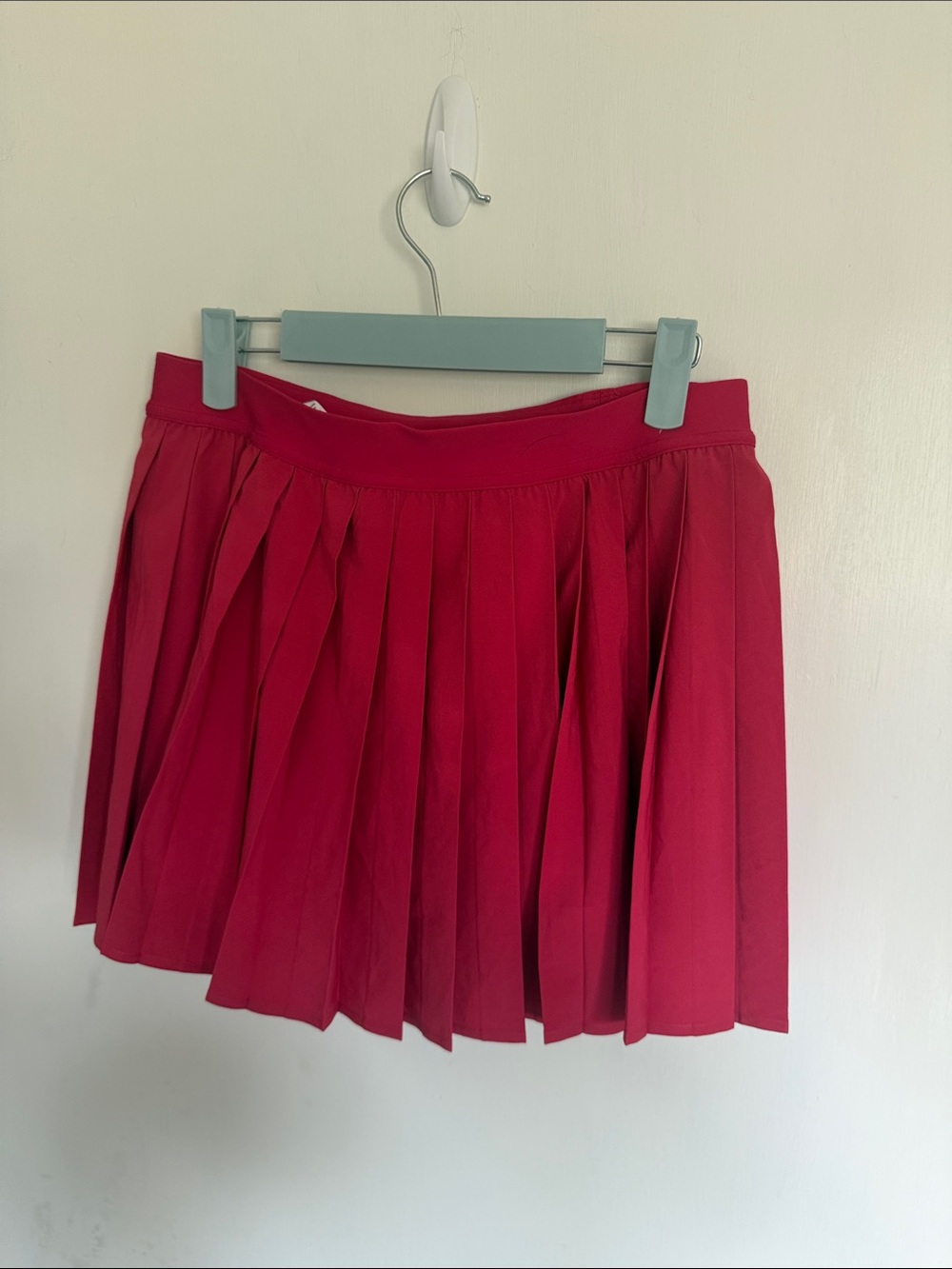 lululemon athletica Lipstick Pink Pleated Skater Skirt